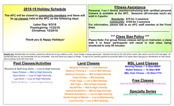 Activity Calendar of Hillcrest, Assisted Living, Nursing Home, Independent Living, CCRC, La Verne, CA 6