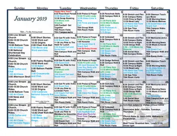 Activity Calendar of Atterdag Village of Solvang, Assisted Living, Nursing Home, Independent Living, CCRC, Solvang, CA 8