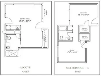Floorplan of Atterdag Village of Solvang, Assisted Living, Nursing Home, Independent Living, CCRC, Solvang, CA 4