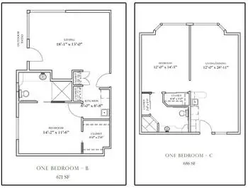 Floorplan of Atterdag Village of Solvang, Assisted Living, Nursing Home, Independent Living, CCRC, Solvang, CA 5