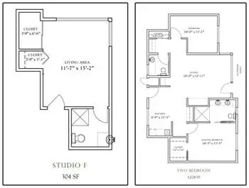 Floorplan of Atterdag Village of Solvang, Assisted Living, Nursing Home, Independent Living, CCRC, Solvang, CA 18