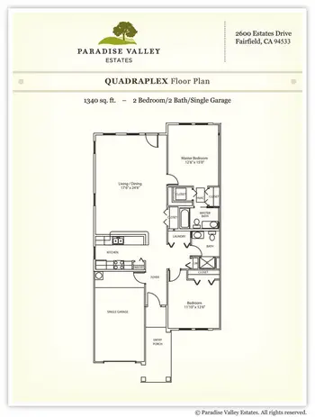 Floorplan of Paradise Valley, Assisted Living, Nursing Home, Independent Living, CCRC, Fairfield, CA 8