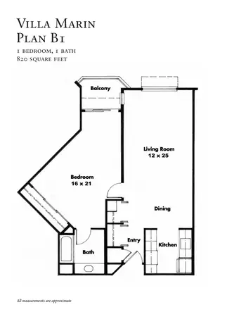 Floorplan of Villa Marin, Assisted Living, Nursing Home, Independent Living, CCRC, San Rafael, CA 17