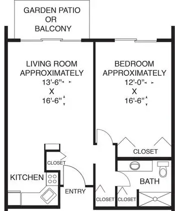 Floorplan of Casa Dorinda, Assisted Living, Nursing Home, Independent Living, CCRC, Santa Barbara, CA 2