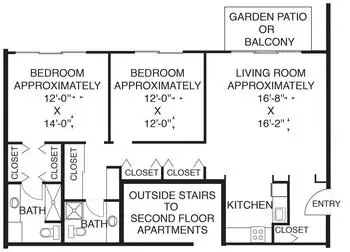 Floorplan of Casa Dorinda, Assisted Living, Nursing Home, Independent Living, CCRC, Santa Barbara, CA 5