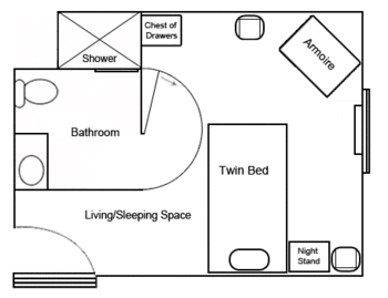 Floorplan of Lincoln Glen Manor, Assisted Living, Nursing Home, Independent Living, CCRC, San Jose, CA 1