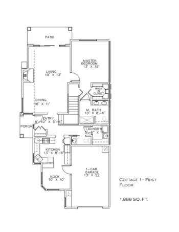 Floorplan of Meadowbrook Village, Assisted Living, Nursing Home, Independent Living, CCRC, Escondido, CA 1