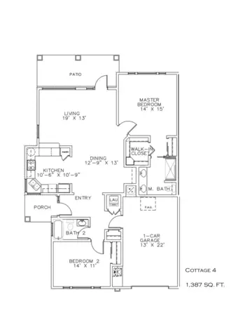 Floorplan of Meadowbrook Village, Assisted Living, Nursing Home, Independent Living, CCRC, Escondido, CA 5