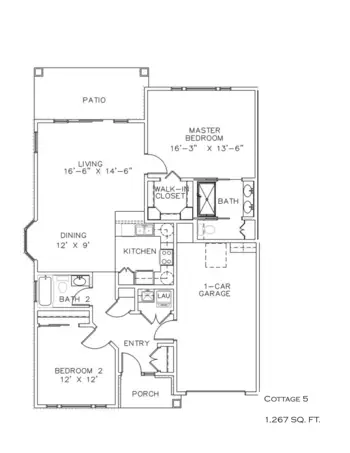 Floorplan of Meadowbrook Village, Assisted Living, Nursing Home, Independent Living, CCRC, Escondido, CA 6