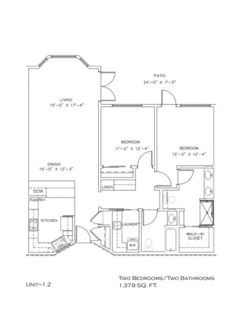 Floorplan of Meadowbrook Village, Assisted Living, Nursing Home, Independent Living, CCRC, Escondido, CA 8