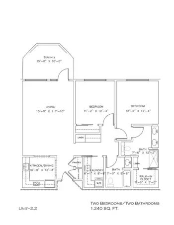 Floorplan of Meadowbrook Village, Assisted Living, Nursing Home, Independent Living, CCRC, Escondido, CA 10