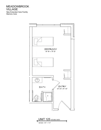 Floorplan of Meadowbrook Village, Assisted Living, Nursing Home, Independent Living, CCRC, Escondido, CA 12