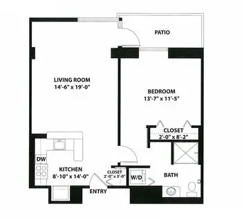 Floorplan of Moldaw Residences, Assisted Living, Nursing Home, Independent Living, CCRC, Palo Alto, CA 5
