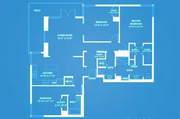 Floorplan of Moldaw Residences, Assisted Living, Nursing Home, Independent Living, CCRC, Palo Alto, CA 6
