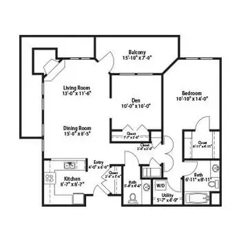 Floorplan of The Forum At Rancho San Antonio, Assisted Living, Nursing Home, Independent Living, CCRC, Cupertino, CA 6