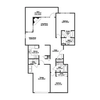 Floorplan of The Forum At Rancho San Antonio, Assisted Living, Nursing Home, Independent Living, CCRC, Cupertino, CA 18