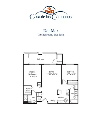 Floorplan of Casa de las Campanas, Assisted Living, Nursing Home, Independent Living, CCRC, San Diego, CA 5