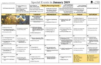 Activity Calendar of O’Connor Woods, Assisted Living, Nursing Home, Independent Living, CCRC, Stockton, CA 3