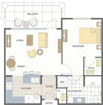 Floorplan of GrandView Roxborough, Assisted Living, Nursing Home, Independent Living, CCRC, Littleton, CO 1