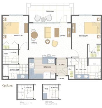 Floorplan of GrandView Roxborough, Assisted Living, Nursing Home, Independent Living, CCRC, Littleton, CO 3