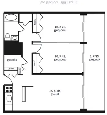 Floorplan of Villa Pueblo, Assisted Living, Nursing Home, Independent Living, CCRC, Pueblo, CO 5