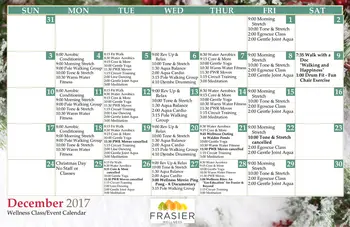 Activity Calendar of Frasier Meadows, Assisted Living, Nursing Home, Independent Living, CCRC, Boulder, CO 4