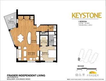Floorplan of Frasier Meadows, Assisted Living, Nursing Home, Independent Living, CCRC, Boulder, CO 5