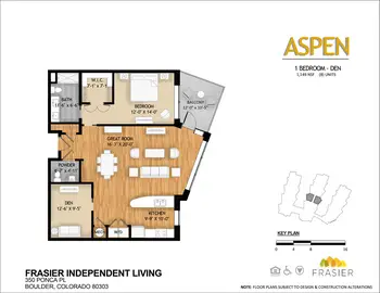 Floorplan of Frasier Meadows, Assisted Living, Nursing Home, Independent Living, CCRC, Boulder, CO 6
