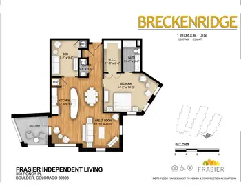 Floorplan of Frasier Meadows, Assisted Living, Nursing Home, Independent Living, CCRC, Boulder, CO 8