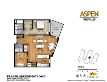 Floorplan of Frasier Meadows, Assisted Living, Nursing Home, Independent Living, CCRC, Boulder, CO 16