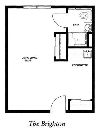 Floorplan of Sharmar Village, Assisted Living, Nursing Home, Independent Living, CCRC, Pueblo, CO 4