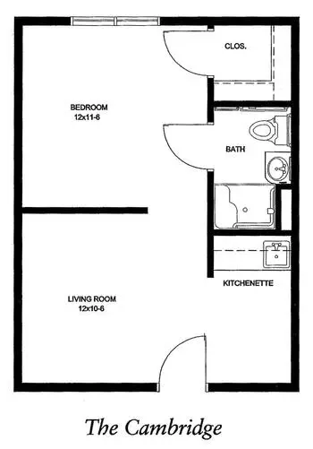 Floorplan of Sharmar Village, Assisted Living, Nursing Home, Independent Living, CCRC, Pueblo, CO 5