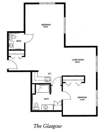 Floorplan of Sharmar Village, Assisted Living, Nursing Home, Independent Living, CCRC, Pueblo, CO 8