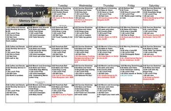 Activity Calendar of Grace Pointe Greeley, Assisted Living, Nursing Home, Independent Living, CCRC, Greeley, CO 4