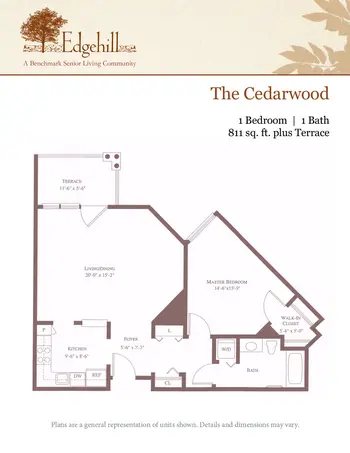 Floorplan of Edgehill, Assisted Living, Nursing Home, Independent Living, CCRC, Stamford, CT 4