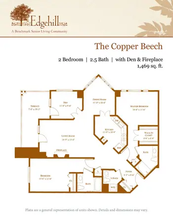 Floorplan of Edgehill, Assisted Living, Nursing Home, Independent Living, CCRC, Stamford, CT 6