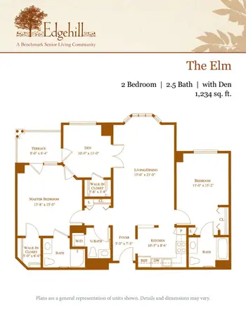 Floorplan of Edgehill, Assisted Living, Nursing Home, Independent Living, CCRC, Stamford, CT 8