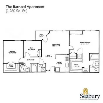 Floorplan of Seabury, Assisted Living, Nursing Home, Independent Living, CCRC, Bloomfield, CT 1