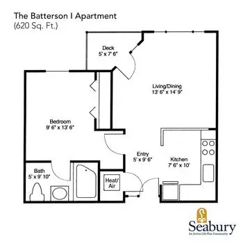 Floorplan of Seabury, Assisted Living, Nursing Home, Independent Living, CCRC, Bloomfield, CT 4
