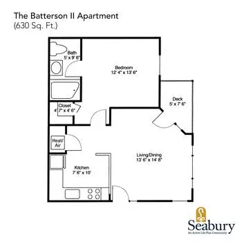 Floorplan of Seabury, Assisted Living, Nursing Home, Independent Living, CCRC, Bloomfield, CT 6