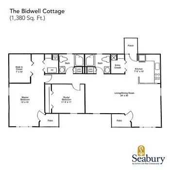 Floorplan of Seabury, Assisted Living, Nursing Home, Independent Living, CCRC, Bloomfield, CT 9
