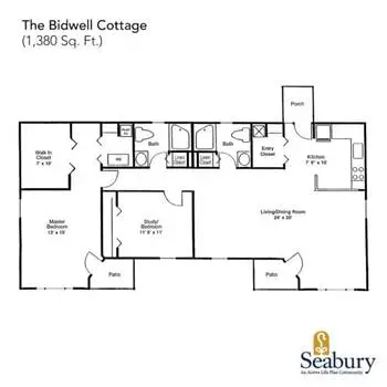 Floorplan of Seabury, Assisted Living, Nursing Home, Independent Living, CCRC, Bloomfield, CT 8