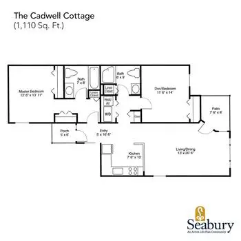 Floorplan of Seabury, Assisted Living, Nursing Home, Independent Living, CCRC, Bloomfield, CT 14