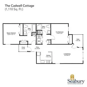Floorplan of Seabury, Assisted Living, Nursing Home, Independent Living, CCRC, Bloomfield, CT 13