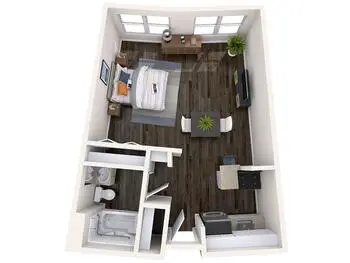 Floorplan of Whitney Center, Assisted Living, Nursing Home, Independent Living, CCRC, Hamden, CT 3