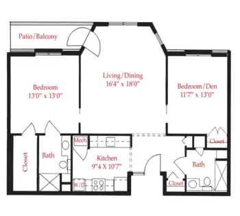 Floorplan of Elim Park, Assisted Living, Nursing Home, Independent Living, CCRC, Cheshire, CT 8