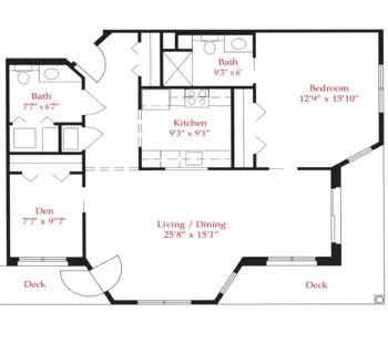 Floorplan of Elim Park, Assisted Living, Nursing Home, Independent Living, CCRC, Cheshire, CT 14