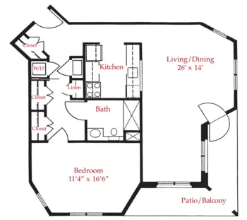 Floorplan of Elim Park, Assisted Living, Nursing Home, Independent Living, CCRC, Cheshire, CT 20