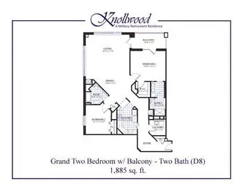 Floorplan of Knollwood Military Retirement Community, Assisted Living, Nursing Home, Independent Living, CCRC, Washington, DC 3