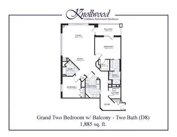 Floorplan of Knollwood Military Retirement Community, Assisted Living, Nursing Home, Independent Living, CCRC, Washington, DC 4